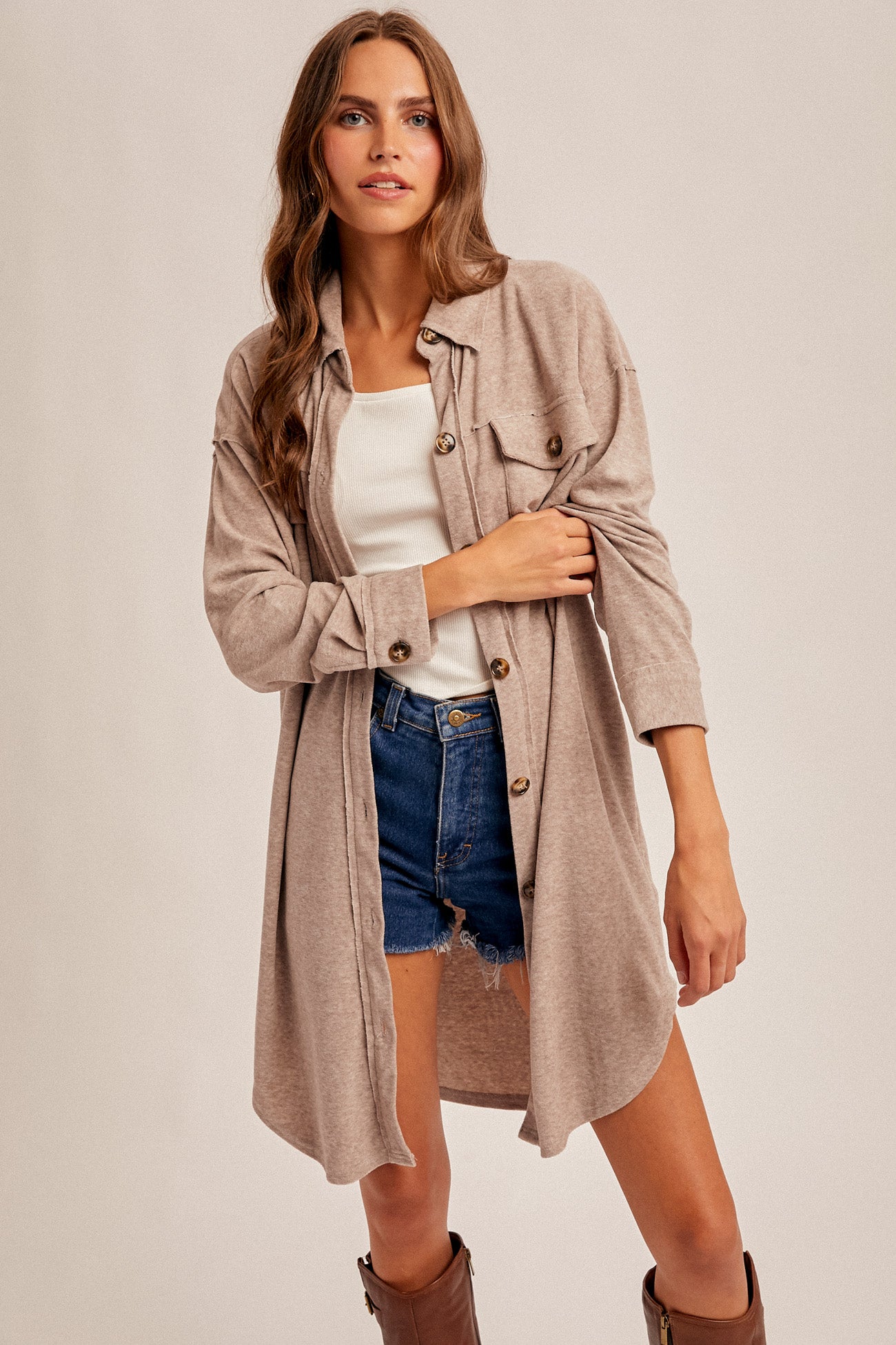 Hope Longline Shacket