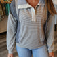 Leah Striped Pullover