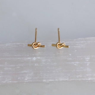 Love Knot Stud Earrings