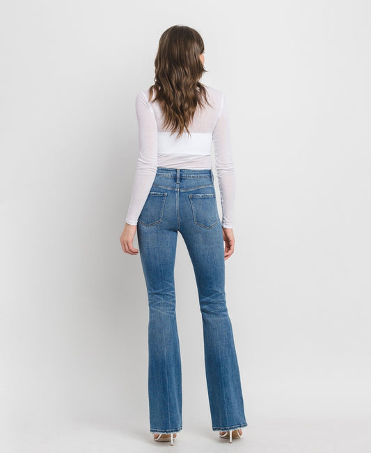 Hazel High Rise Full Length Bootcut Jeans