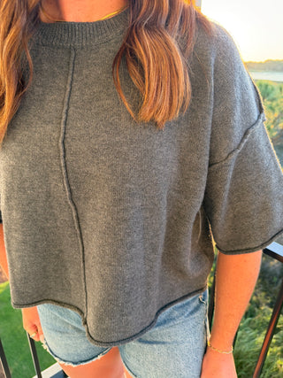 Karissa Boxy Knit Crew