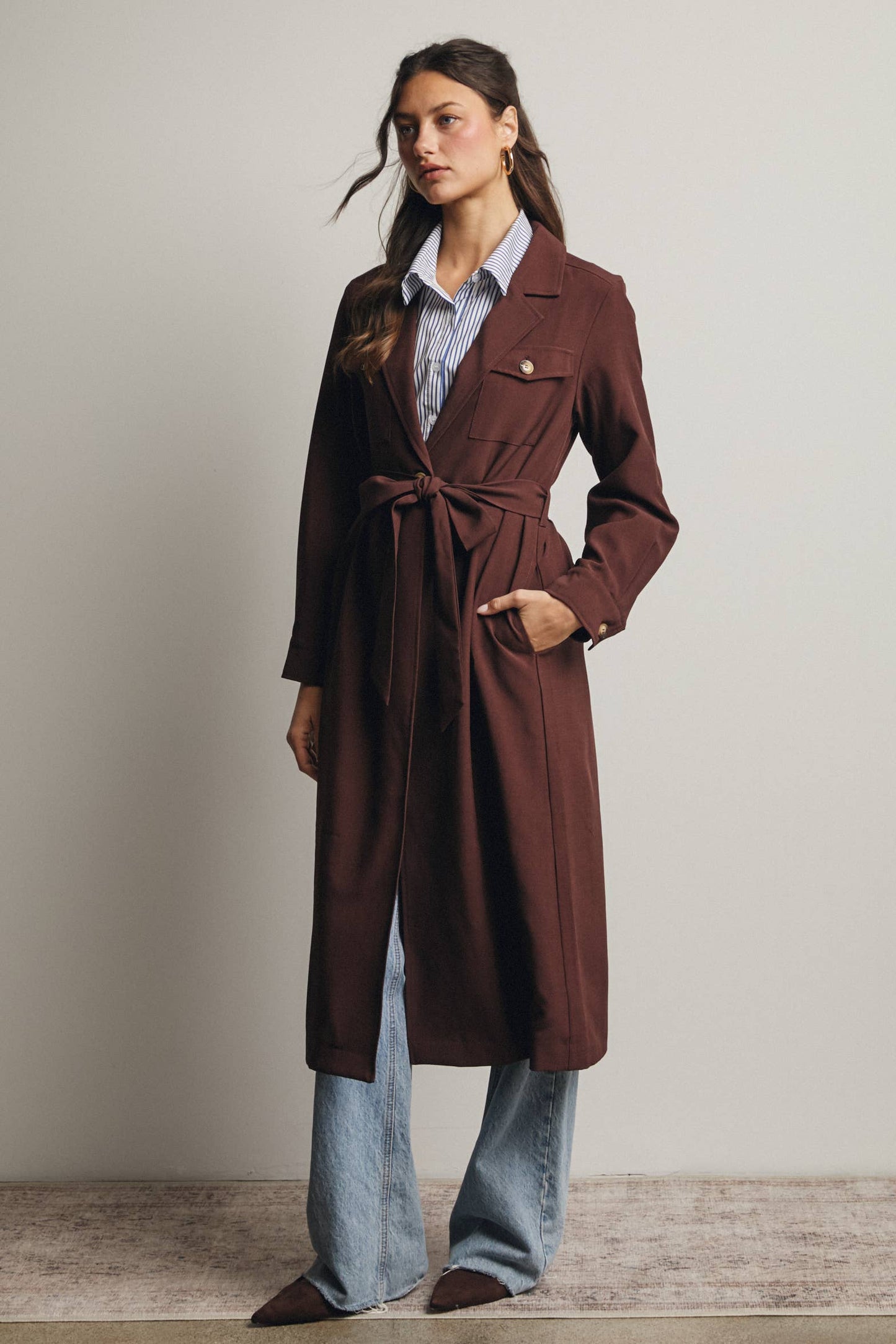 Margo Belted Trench Coat