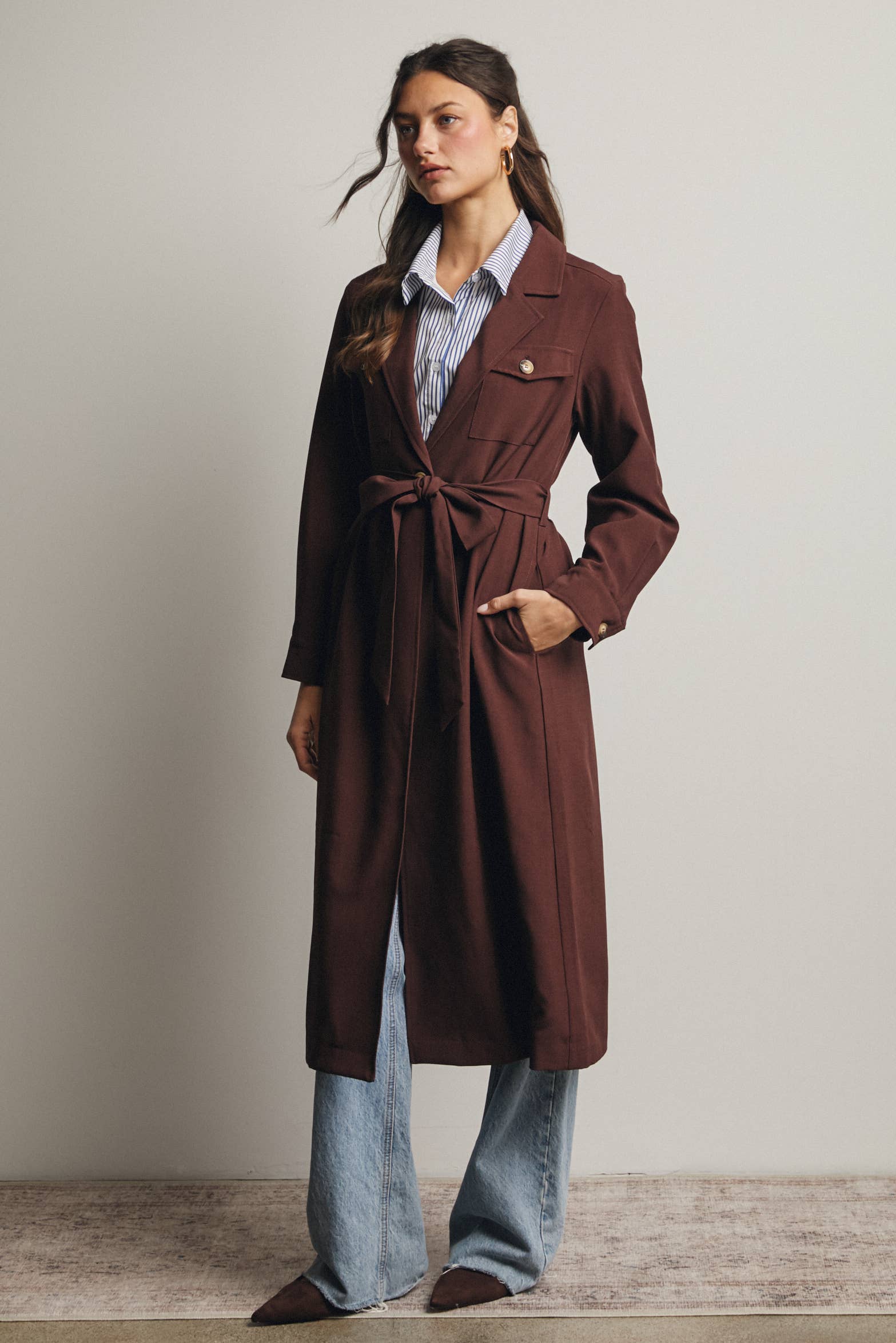 Margo Belted Trench Coat