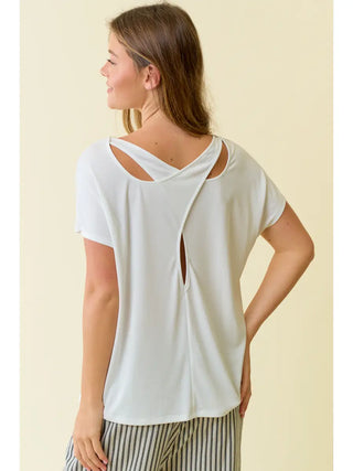 Jersey Cutout Shirt