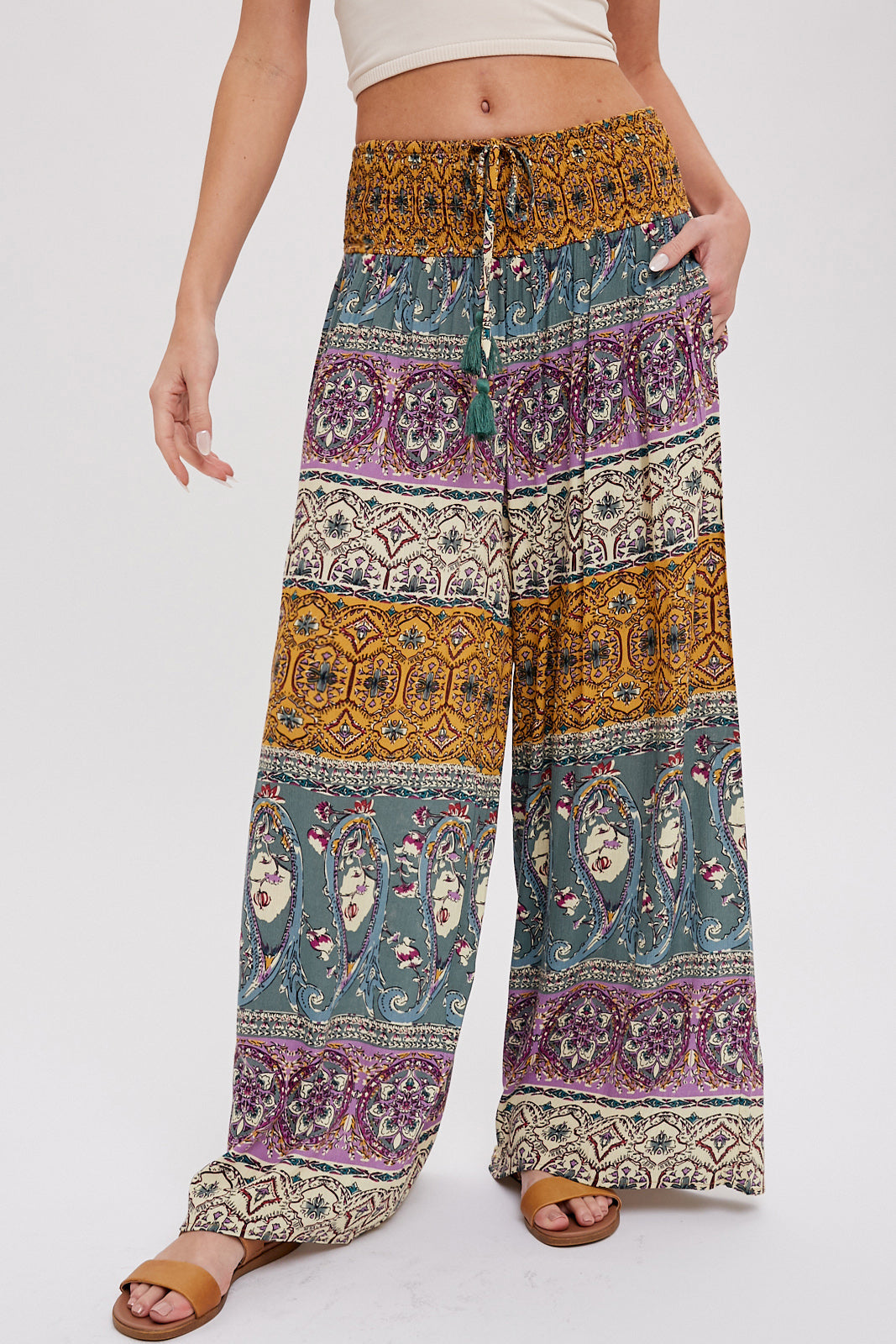 Jenna Boho Wide Leg Pants