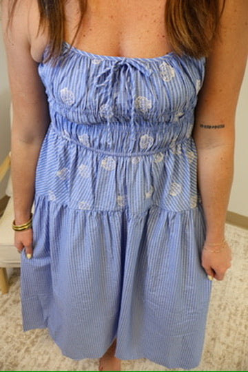 Rosalie Strapless Shell Dress