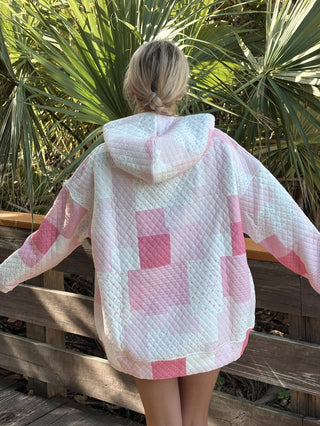 Elodie Quilted Hoodie