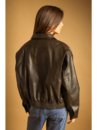 Darby Faux Leather Jacket