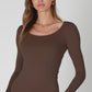 Bails Long Sleeve Scoop Neck Top