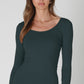 Bails Long Sleeve Scoop Neck Top