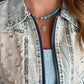 Sloane Denim Textured Jacket