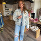 Sloane Denim Textured Jacket