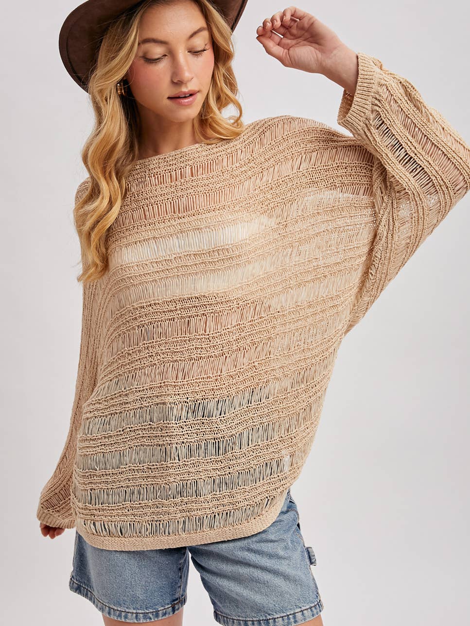 Arlee Open Knit Pullover