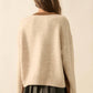 Cassie Knit Stitched Loose-Fit Sweater