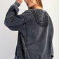 Dea Crochet Patch Crewneck