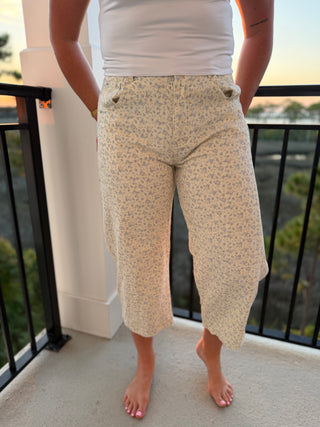 Ashton Floral Barrel Jeans