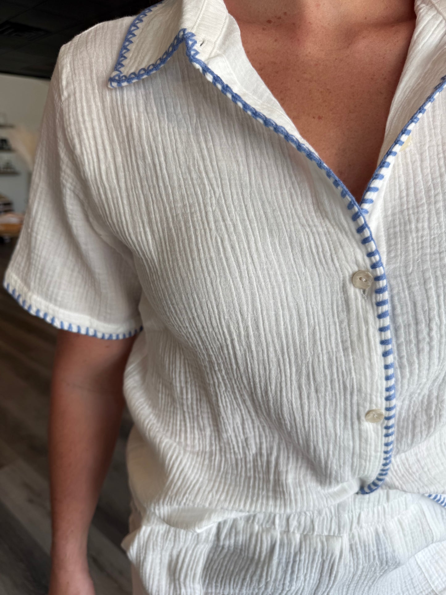 Elle White Shirt