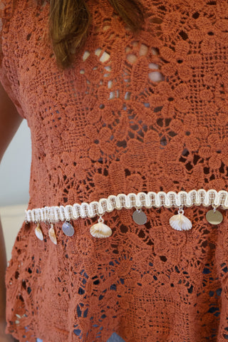 Bridget Open Knit Top