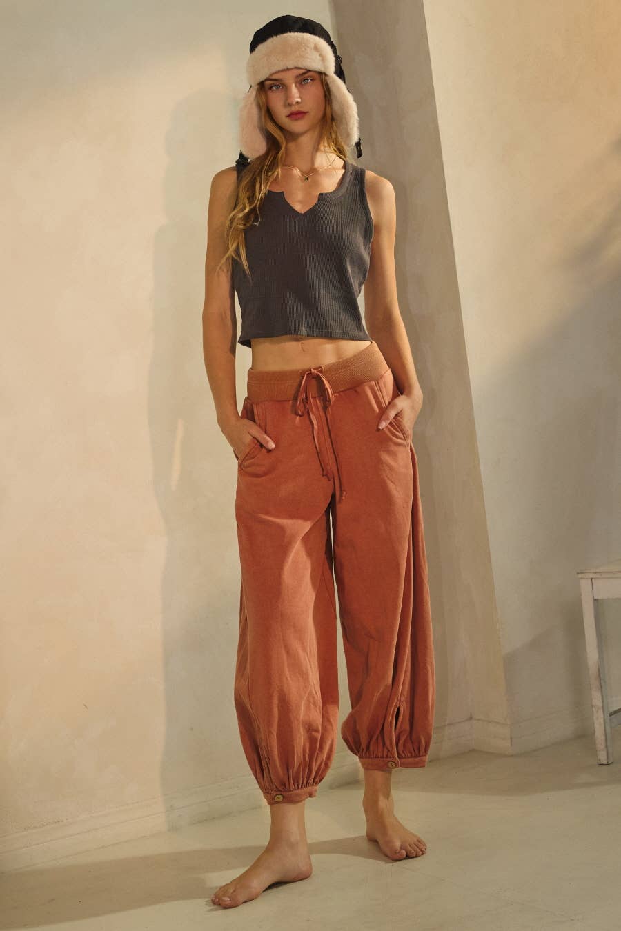 Sienna Capri Bubble Pants