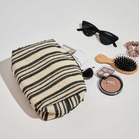 Voyage Stripe Cosmetic Pouch