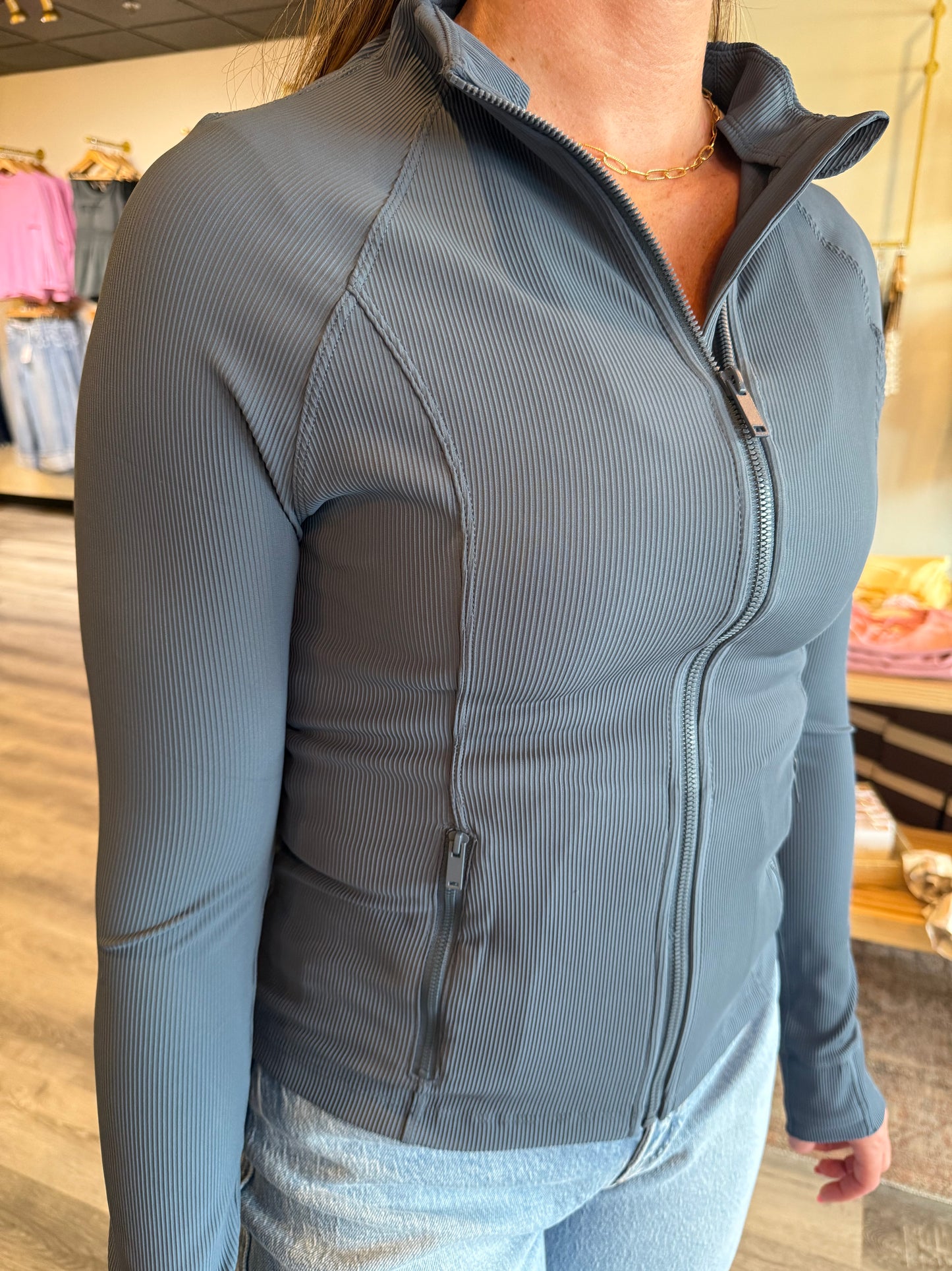 Arlene Ribbed Jacket