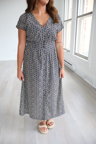 Sanna Iris Floral Midi Dress