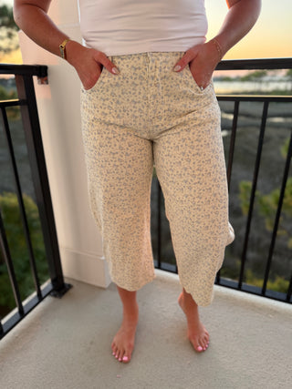 Ashton Floral Barrel Jeans