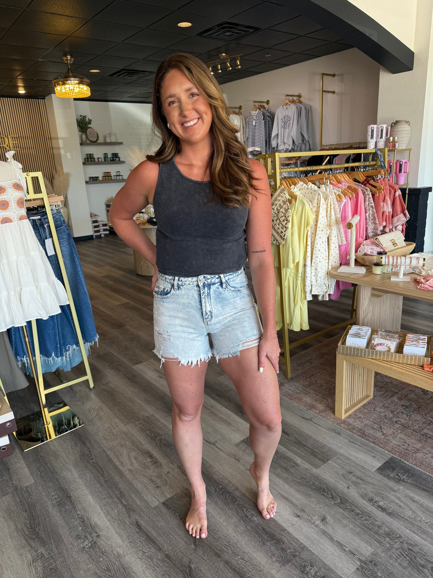 Care Free High Rise Shorts