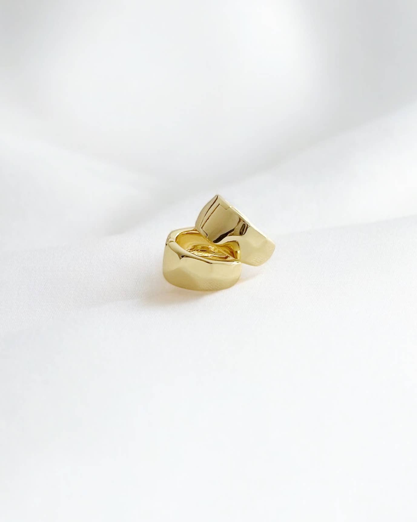 Dylan Hammered Hoops Earrings