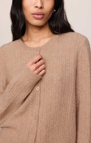 Medina Pointelle Cardigan
