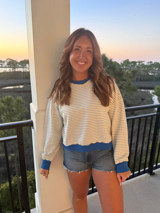 Hanna Striped Sweatshirt