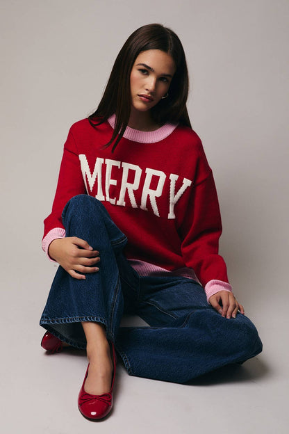 “MERRY" SWEATER