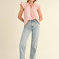 Bee Ruffle Top