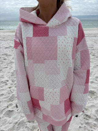 Elodie Quilted Hoodie