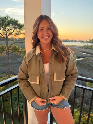 Marla Vintage Contrast Jacket