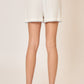 Elle White Shorts
