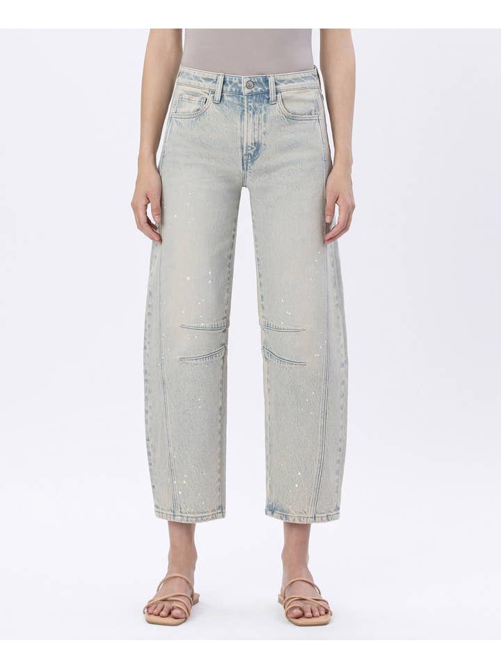 Jess High Rise Barrel Leg Jeans