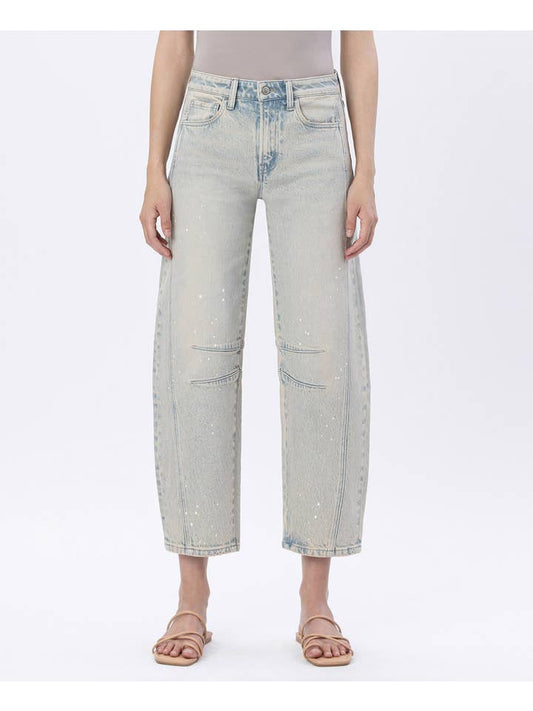 Jess High Rise Barrel Leg Jeans