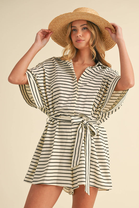 Amber Belted Romper
