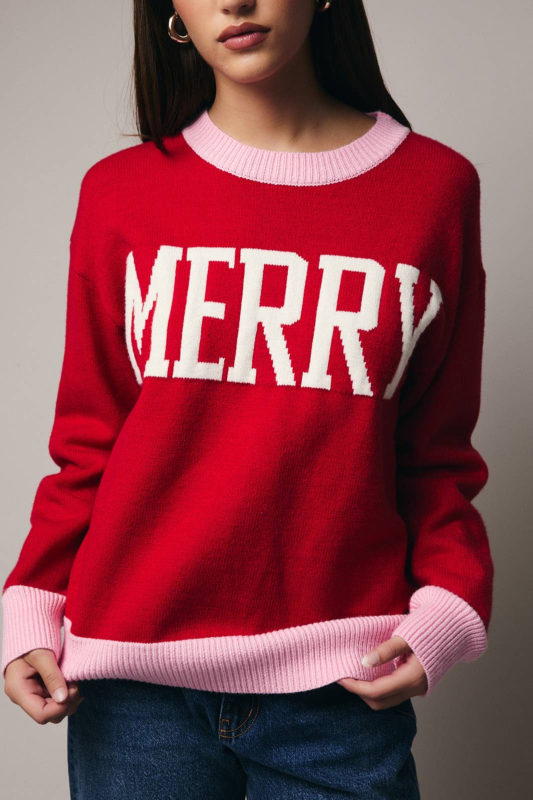 “MERRY" SWEATER