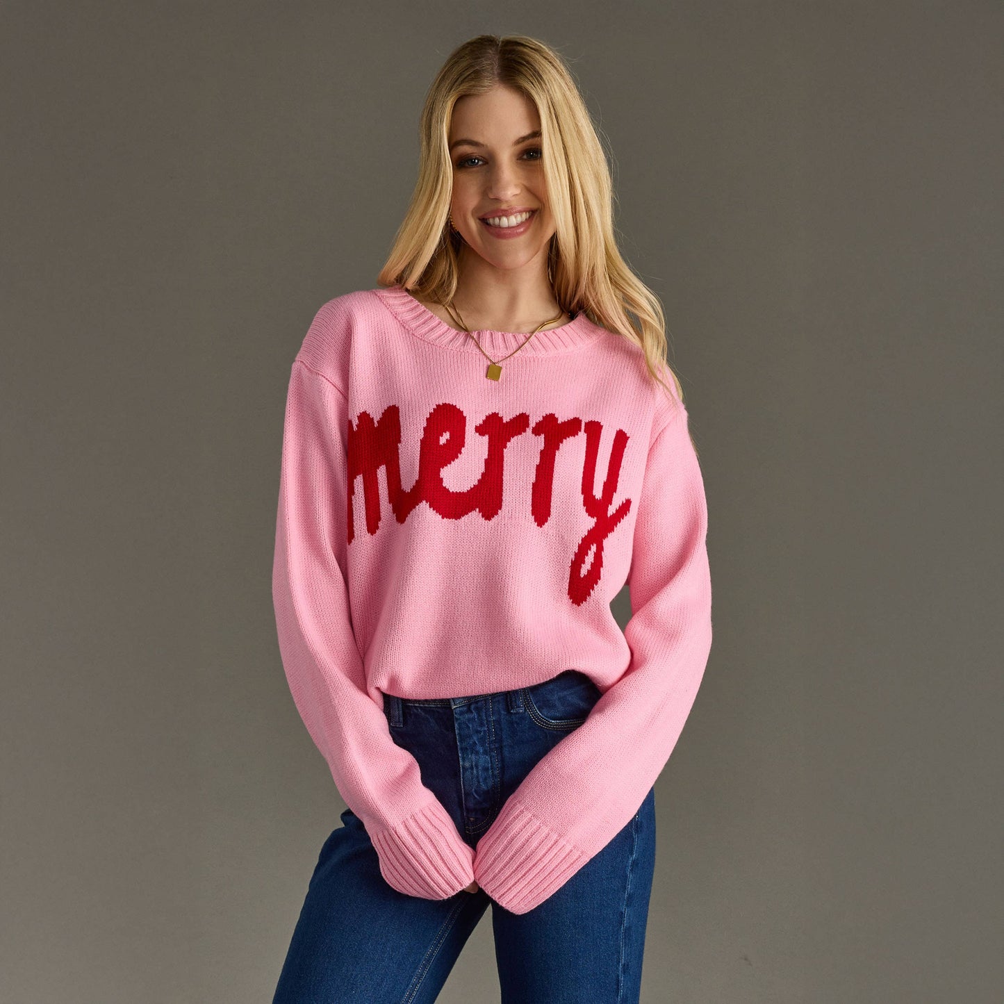 Pink Merry Sweater