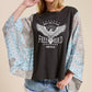 Free Bird Boho Poncho Top