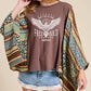 Free Bird Boho Poncho Top