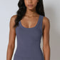 Violet Reversible Ribbed Tank Top