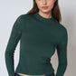 Reid Mock Neck Pointelle Top