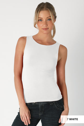 Gianna Clean Boat Neck Tank Top