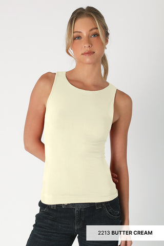Gianna Clean Boat Neck Tank Top