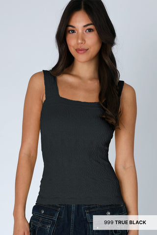 Nora Lace Textured Square Top