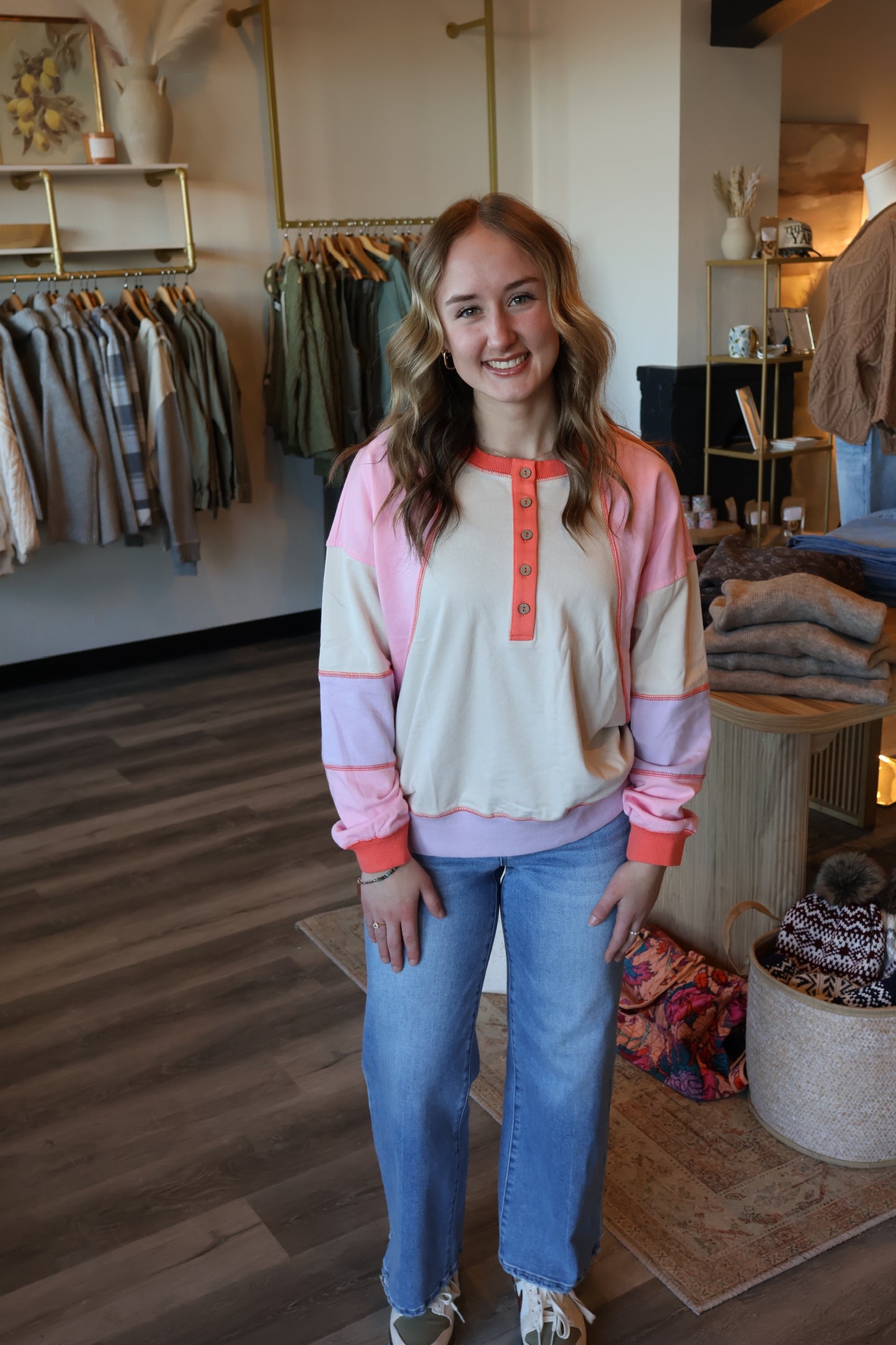 Tessi Henley Pullover