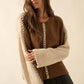 Cassie Knit Stitched Loose-Fit Sweater
